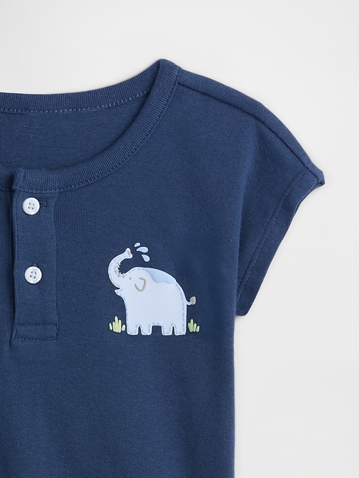 Image number 2 showing, Baby Two-Piece Graphic Outfit Set