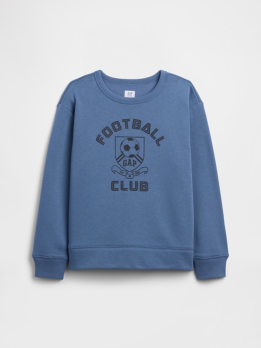 Image number 1 showing, Kids Relaxed Gap Football Sweatshirt