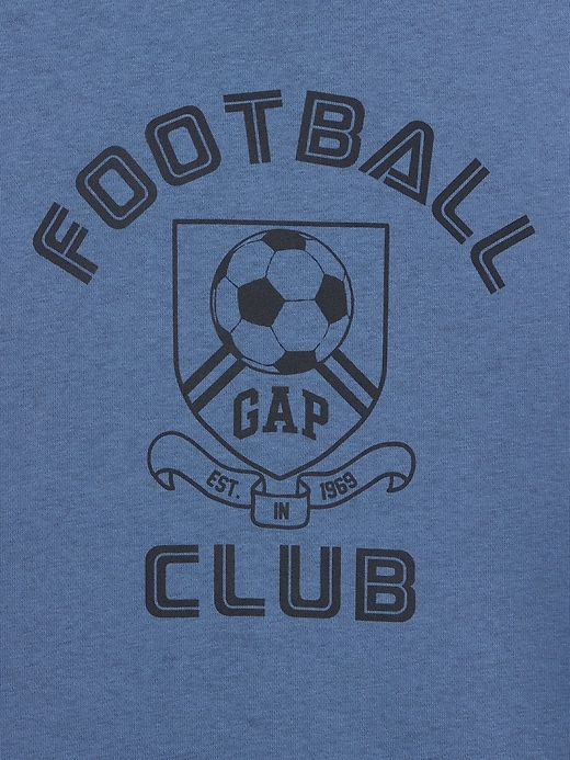 Image number 3 showing, Kids Relaxed Gap Football Sweatshirt