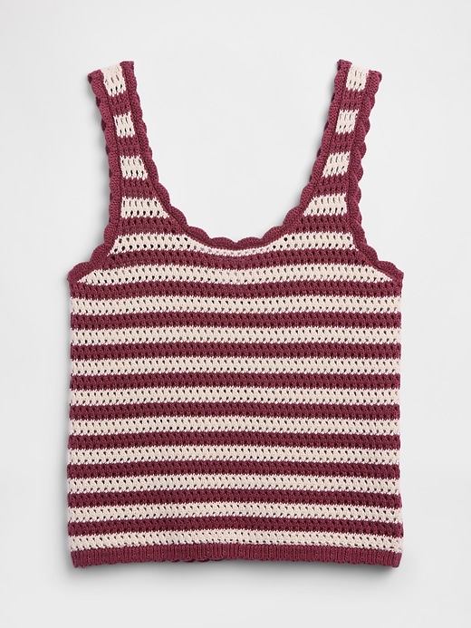 Image number 5 showing, Crochet Scoopneck Tank Top