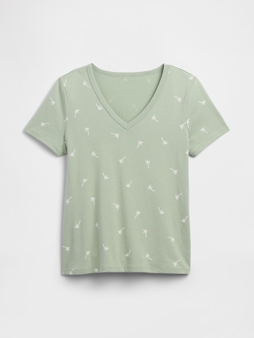 Image number 5 showing, Favorite Print V-Neck T-Shirt