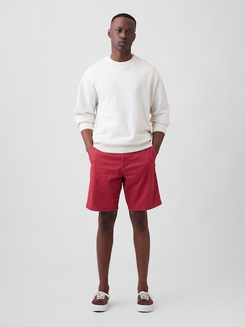 9" Essential Khaki Shorts
