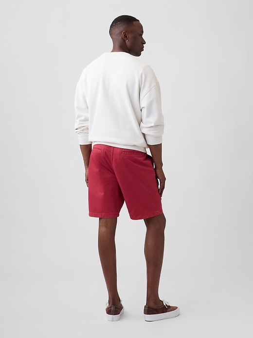 Image number 2 showing, 9" Essential Khaki Shorts
