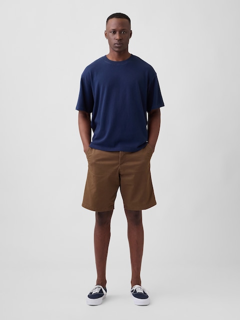 9" Essential Khaki Shorts