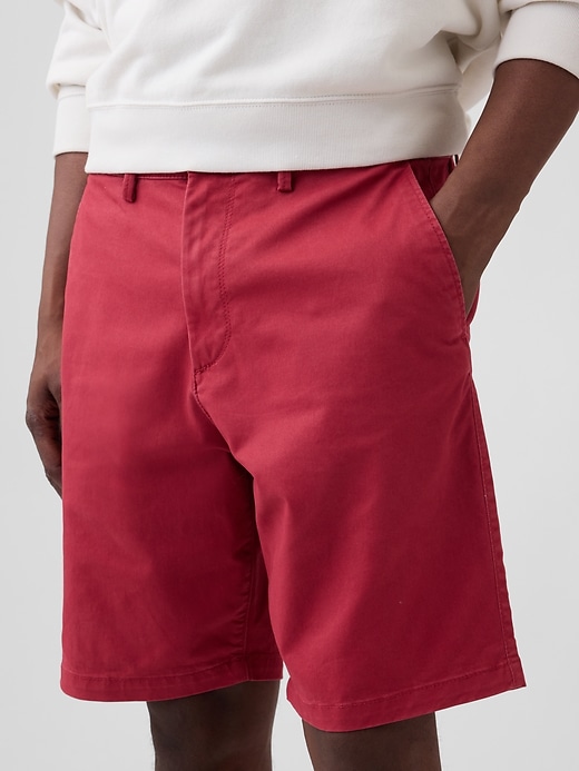 Image number 5 showing, 9" Essential Khaki Shorts