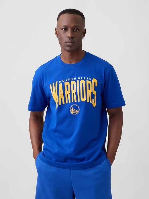 Image number 1 showing, Adult NBA Golden State Warriors Relaxed Graphic T-Shirt