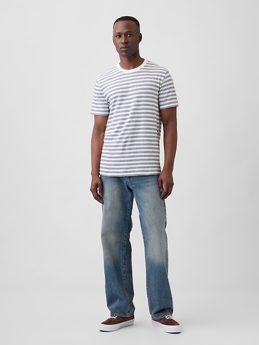 Image number 3 showing, Everyday Soft Stripe Crewneck T-Shirt