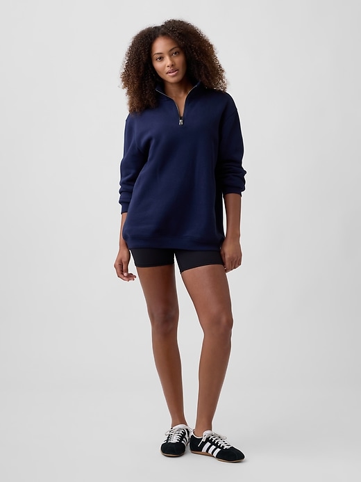 Adult Relaxed Quarter-Zip Fleece Sweatshirt | Gap Factory