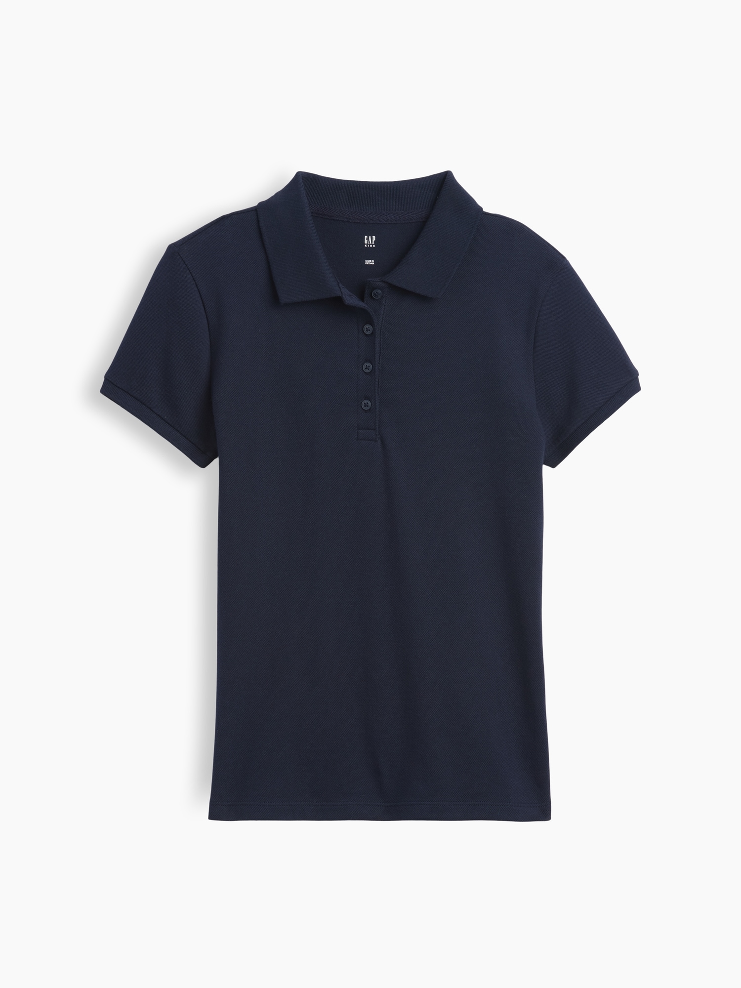 Kids Uniform Stretch Pique Polo Shirt