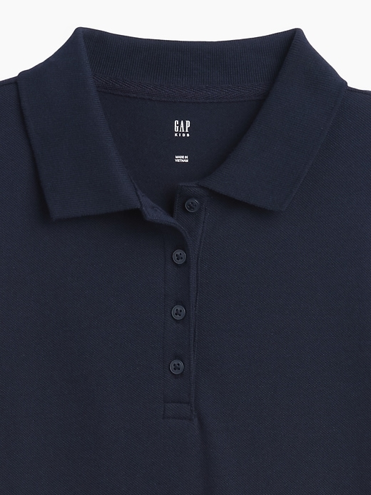 Image number 3 showing, Kids Uniform Stretch Pique Polo Shirt