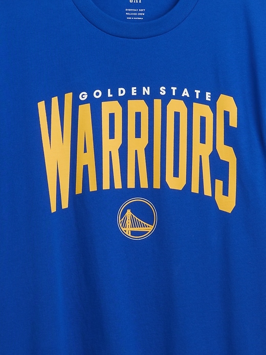 Image number 4 showing, Adult NBA Golden State Warriors Relaxed Graphic T-Shirt