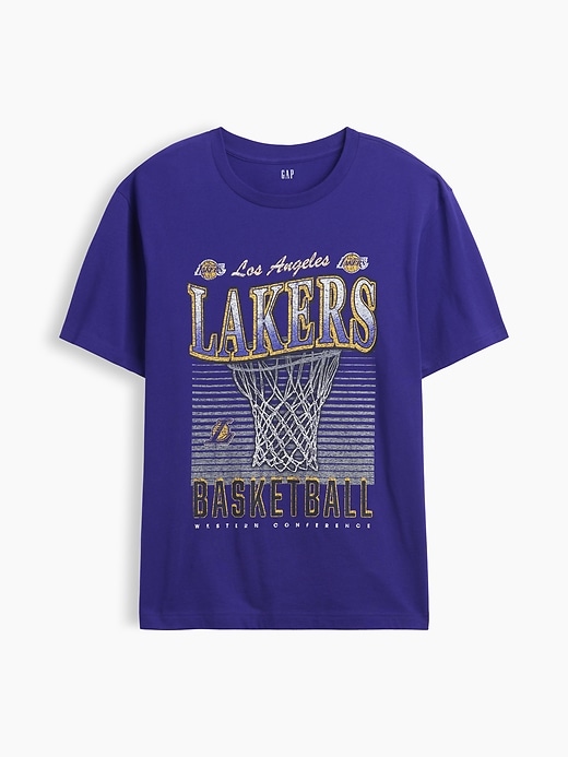 Image number 5 showing, Adult NBA Los Angeles Lakers Relaxed Graphic T-Shirt
