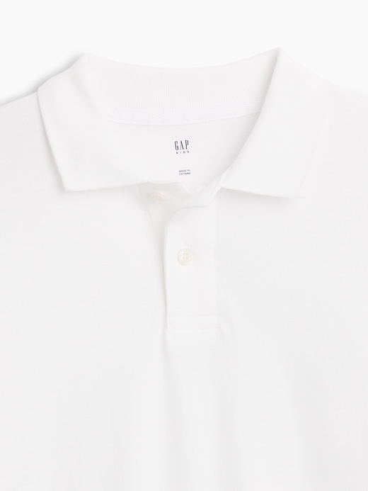 Image number 3 showing, Kids Uniform Pique Polo Shirt