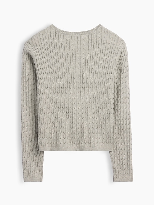 Image number 2 showing, Kids Cable-Knit Cardigan