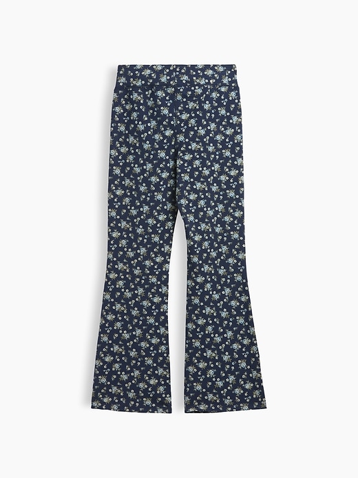 Image number 2 showing, Kids Print Stretch Jersey Flare Leggings