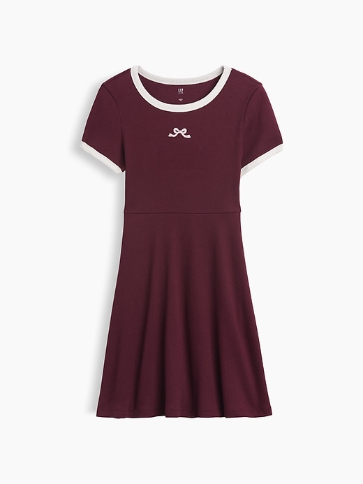 Image number 1 showing, Kids Ribbed Dress