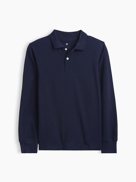 Kids Uniform Pique Polo Shirt