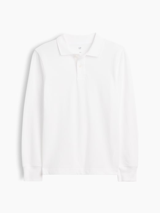 Image number 1 showing, Kids Uniform Pique Polo Shirt