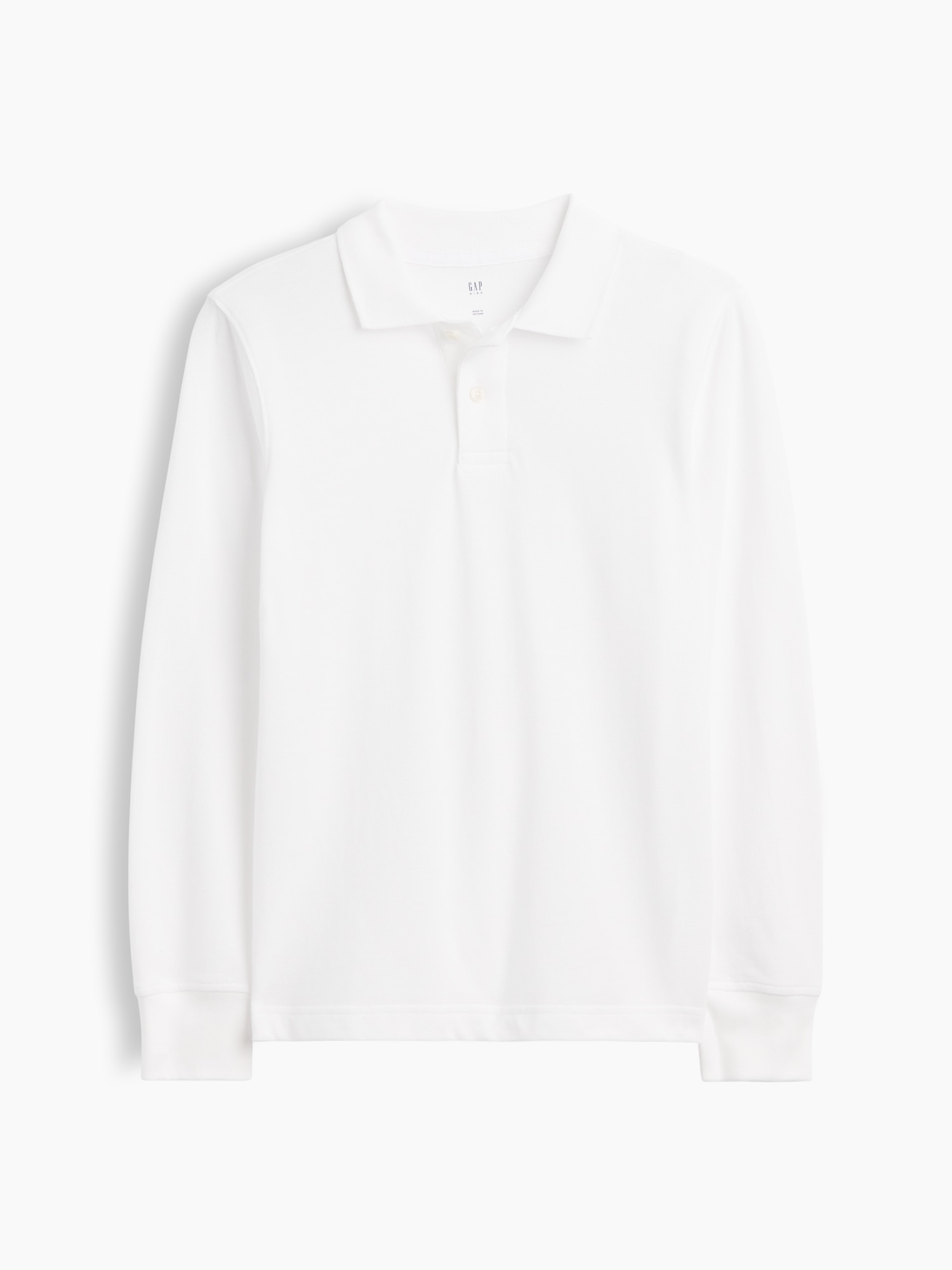 Kids Uniform Pique Polo Shirt