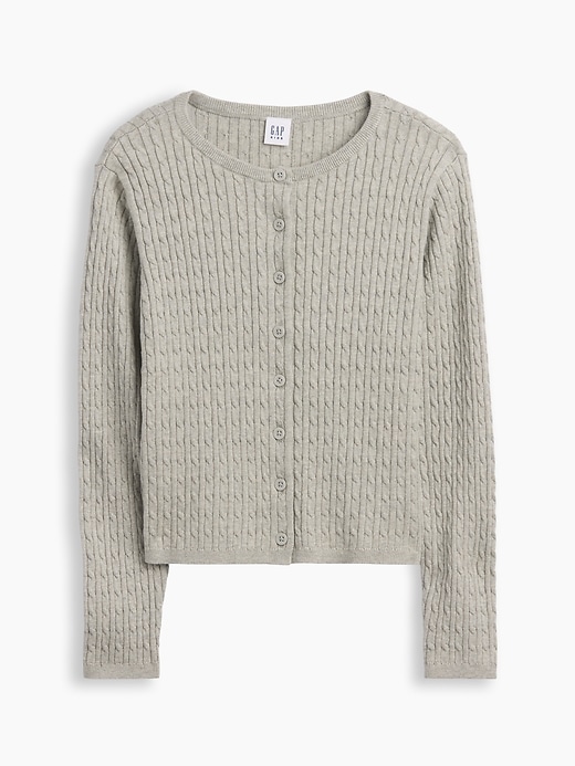 Image number 1 showing, Kids Cable-Knit Cardigan