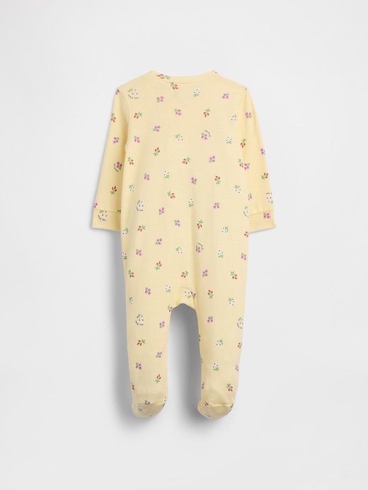 Image number 3 showing, Baby Print Two-Way Zip One-Piece