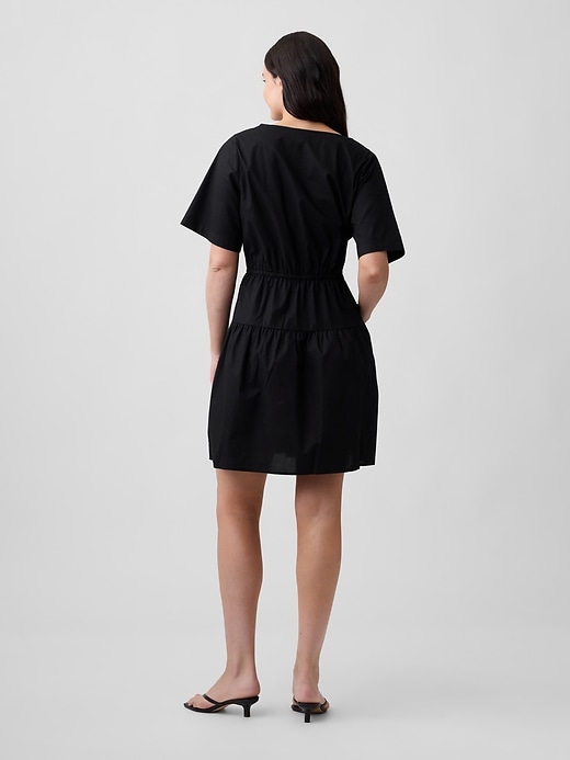 Image number 5 showing, Poplin Button-Up Mini Dress