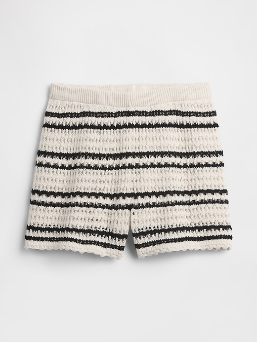 Image number 7 showing, Relaxed Pull-On Crochet Sweater Shorts