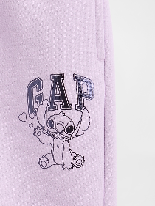Image number 3 showing, GapKids × Disney Lilo and Stitch Relaxed Logo Joggers
