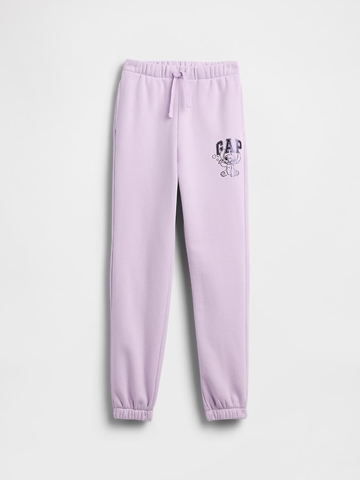 Image number 1 showing, GapKids × Disney Lilo and Stitch Relaxed Logo Joggers