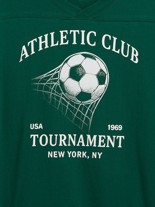 Image number 3 showing, Kids Oversized Soccer T-Shirt