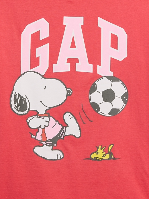 Image number 3 showing, GapKids Peanuts Oversized Logo T-Shirt