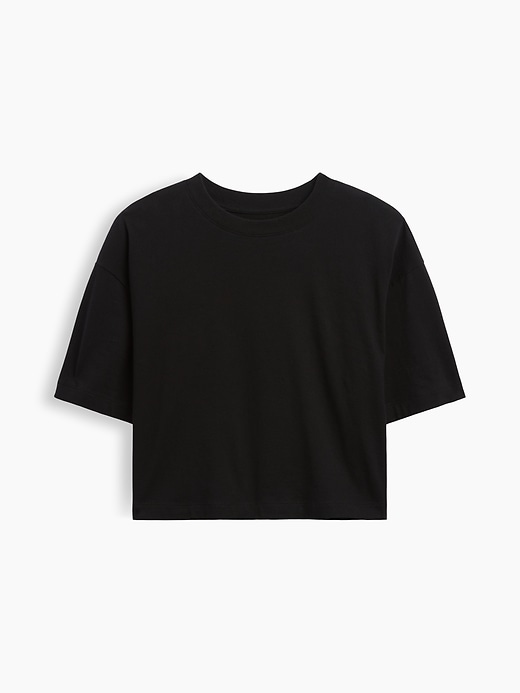 Image number 5 showing, Relaxed Cropped Crewneck T-Shirt