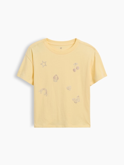 Kids Oversized Graphic T-Shirt