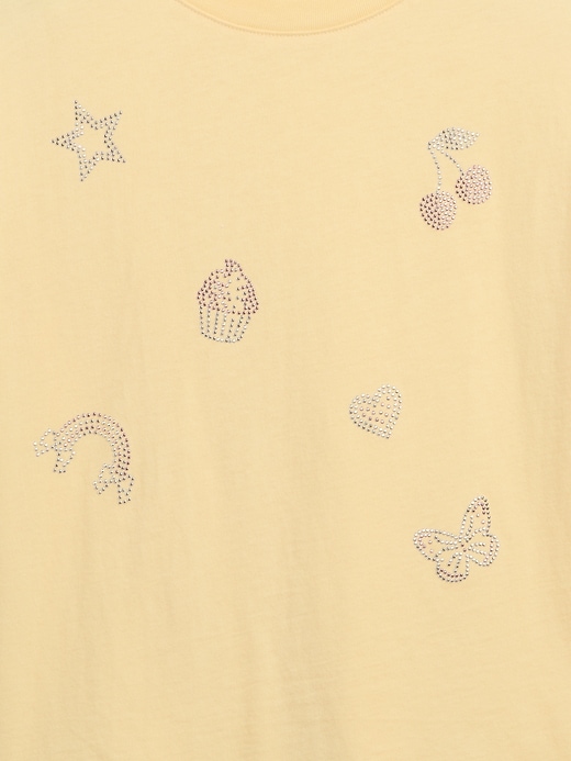 Image number 3 showing, Kids Oversized Graphic T-Shirt