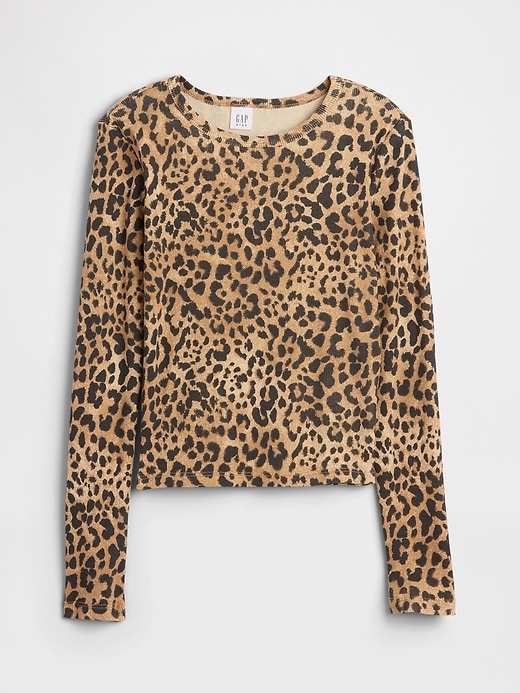 Image number 1 showing, Kids Ribbed Pointelle T-Shirt