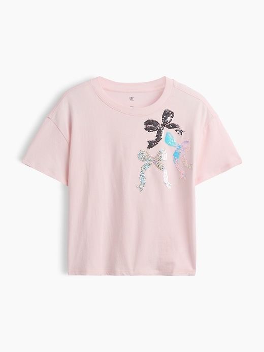 Image number 1 showing, Kids Oversized Graphic T-Shirt