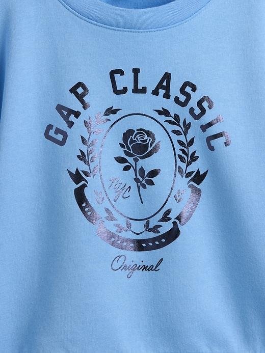 Image number 3 showing, Kids Relaxed Wedge Crewneck Sweatshirt