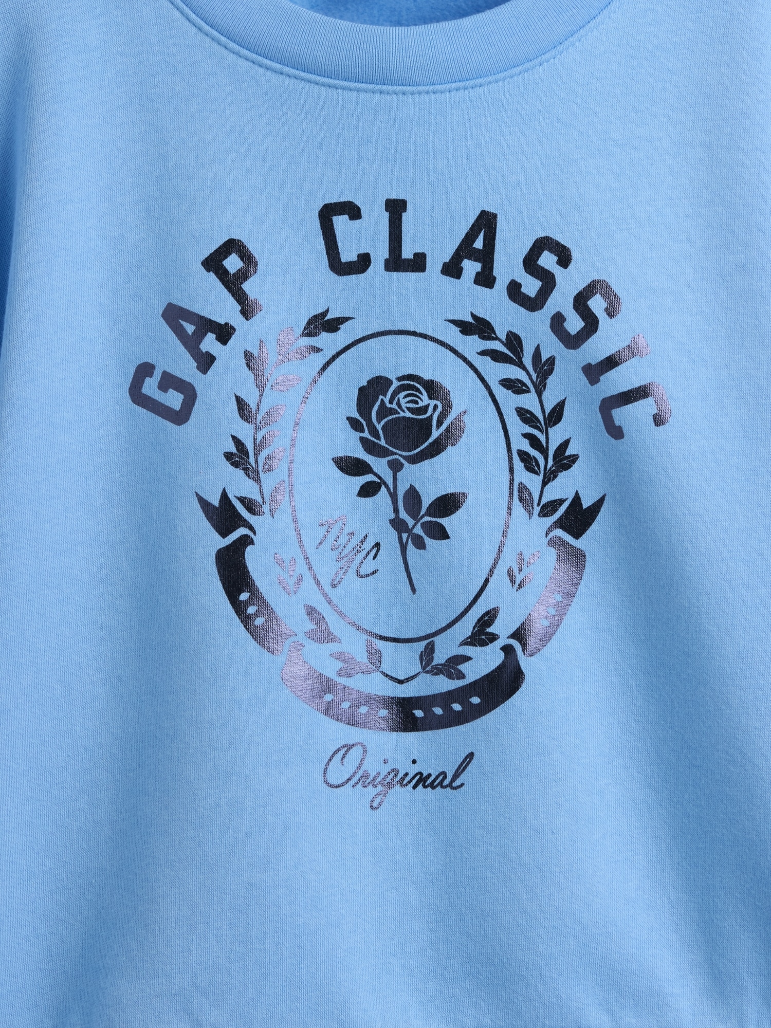 Kids Relaxed Wedge Crewneck Sweatshirt | Gap Factory
