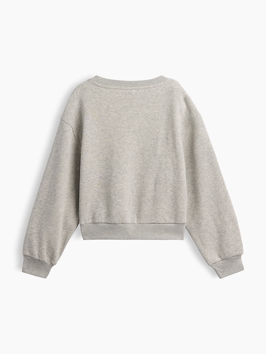 Image number 2 showing, Kids Relaxed Wedge Crewneck Sweatshirt