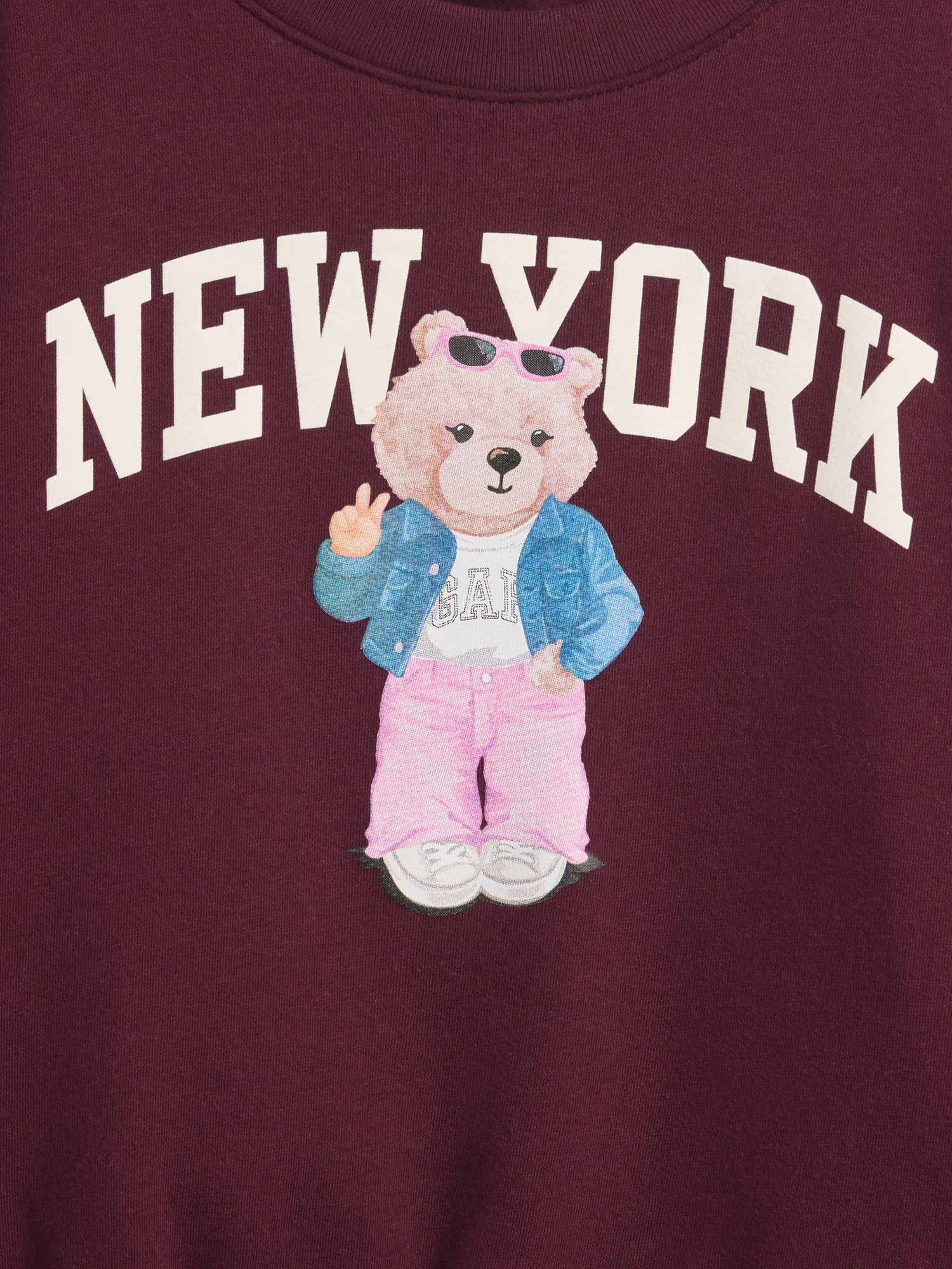Kids Relaxed Wedge Crewneck Sweatshirt | Gap Factory