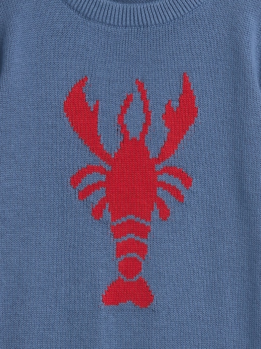 Image number 3 showing, babyGap Lobster Intarsia Sweater