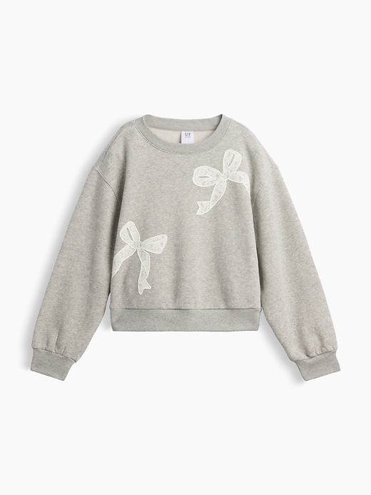 Image number 1 showing, Kids Relaxed Wedge Crewneck Sweatshirt