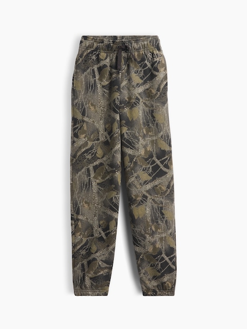 Kids Relaxed Camo Gap Logo Joggers