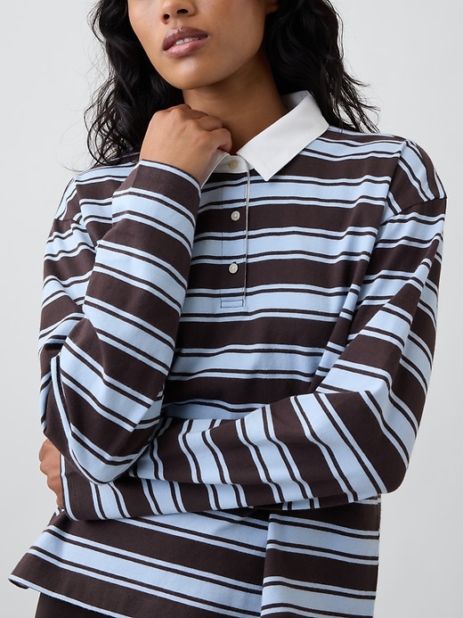Image number 4 showing, Relaxed Rugby Polo Shirt
