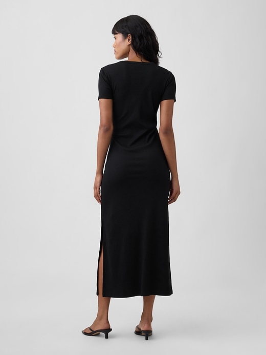 Image number 2 showing, Modern Ribbed Maxi Dress