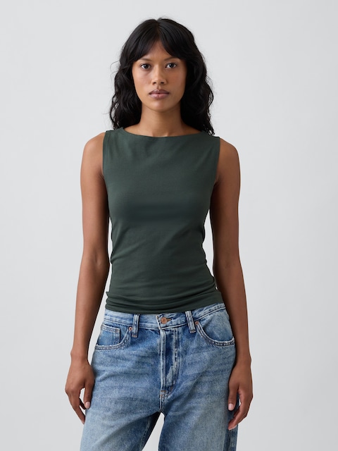 Boatneck Tank Top