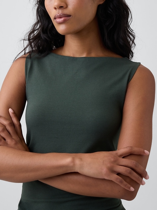 Image number 4 showing, Boatneck Tank Top