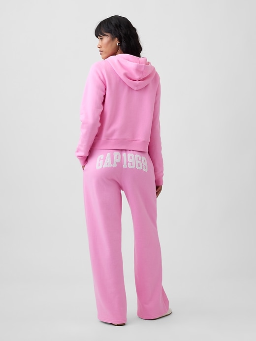 Image number 1 showing, Gap Graphic Straight-Leg Sweatpants