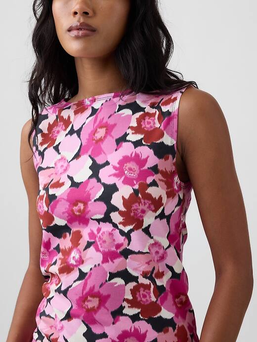 Image number 4 showing, Sleeveless Boatneck Tank Top