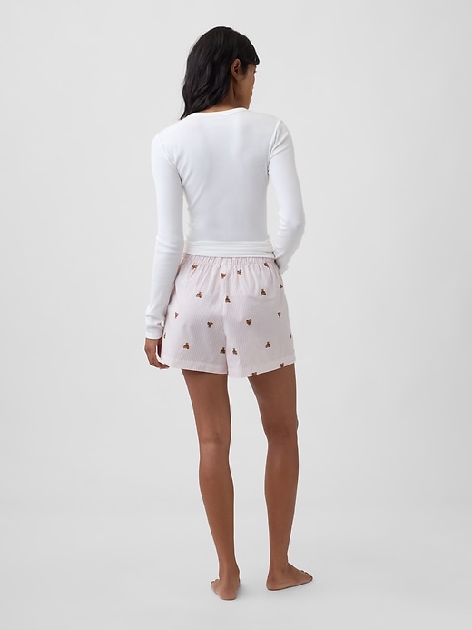 Image number 2 showing, Poplin PJ Shorts